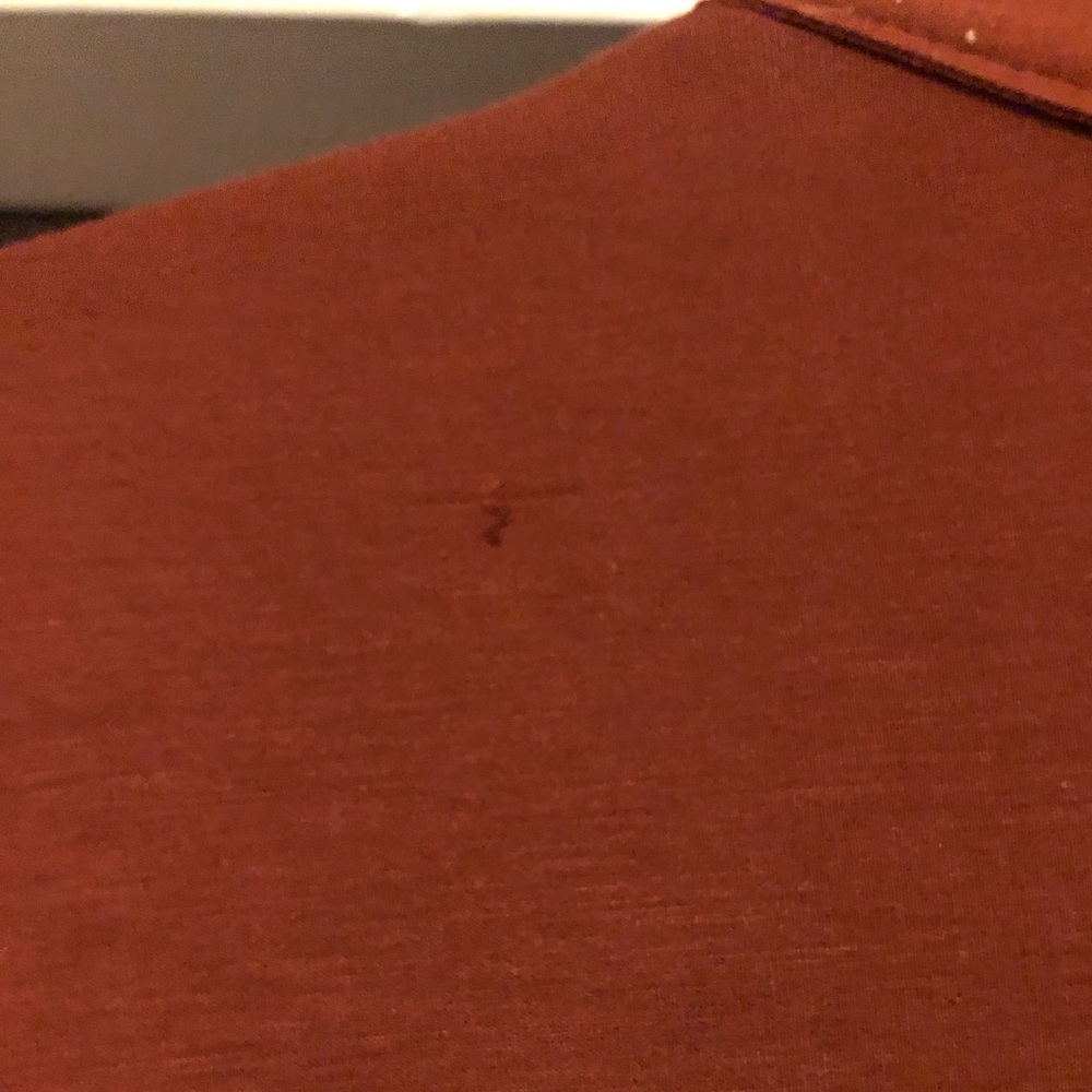 Elegant Rust Women's Coat - Picture 6 of 8